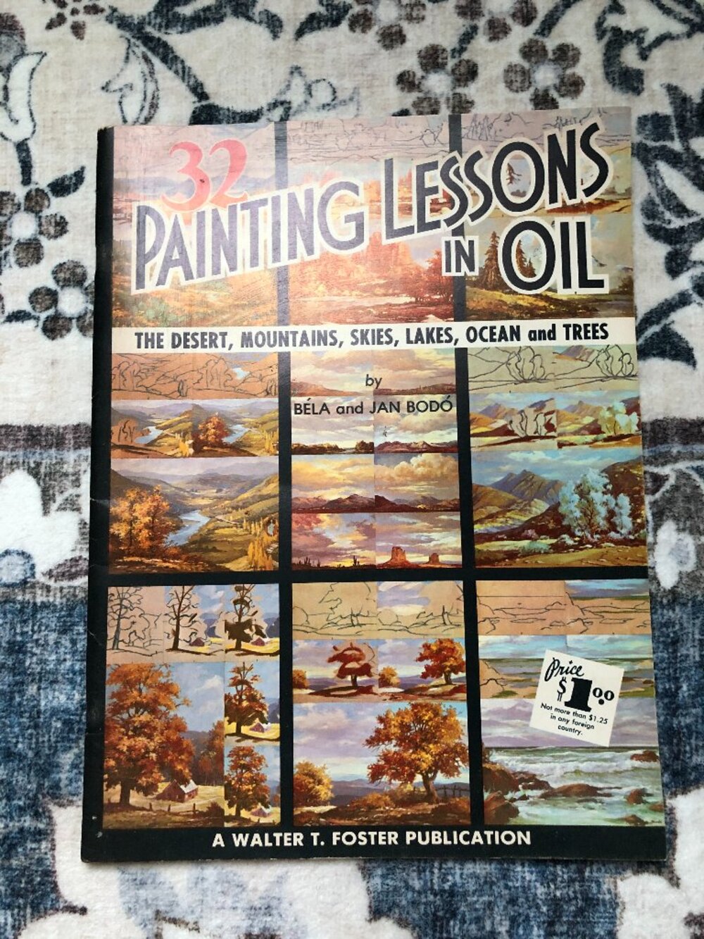 Vintage Oil Painting New Edition Walter T Foster Art Instruction Book LARGE